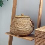 Round Rattan Storage Basket - Image 3