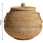 Round Rattan Storage Basket - Image 4