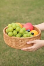 Handmade Rattan Bread Baskets - Image 2