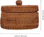 The Container Store Large Rattan Bin - Image 2