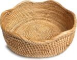Handmade Rattan Bread Baskets