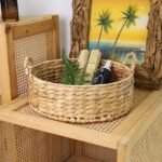 Round Water Hyacinth Storage Baskets - Image 5