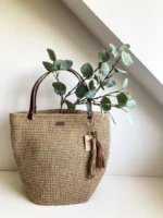 CASUAL CROCHET LARGE TOTE BAG - Image 5