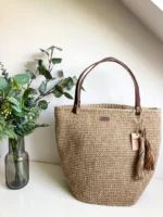 CASUAL CROCHET LARGE TOTE BAG