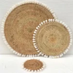 Set of 6 - Woven Rattan Wall Decor - Image 5