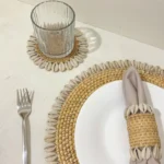 Set of 6 - Woven Rattan Wall Decor - Image 6