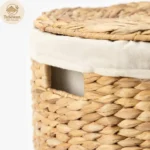 ROUND Water Hyacinth BASKET - Image 3