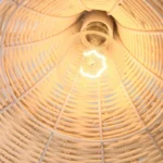 Handmade Rattan Pendant Light Set - Image 5