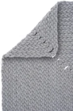 Gray Handwoven Jute Rug - Image 5